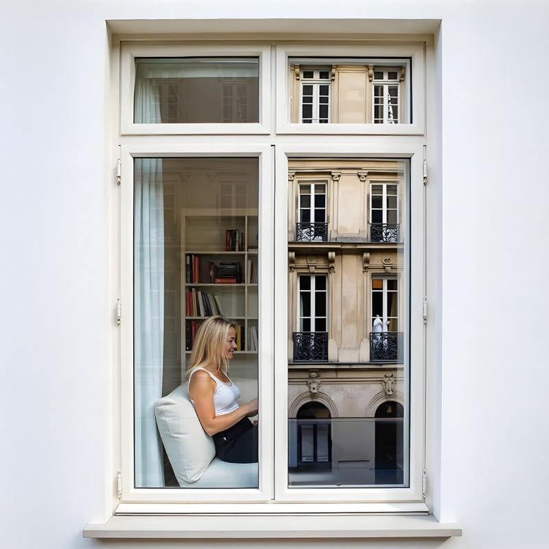 DIMEXACT - Film Anti Chaleur pour velux - Argent chromé - Haute durabilité - 75 cm x 1 m - en Rouleau