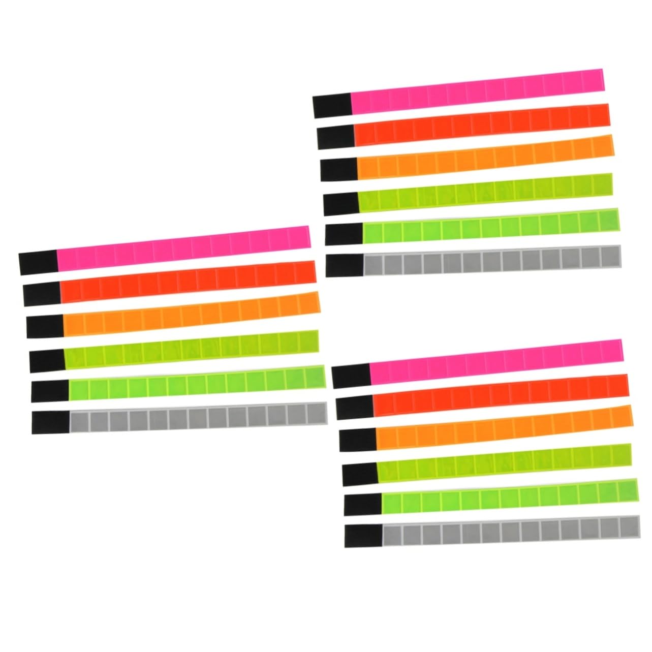 Toddmomy 6 Uds Equipo De Seguridad para Montar Brazaletes Reflectantes Pulseras Fluorescentes para Correr Pulsera para La Muñeca Banda Reflectante para Ciclismo Pulsera Pulseras
