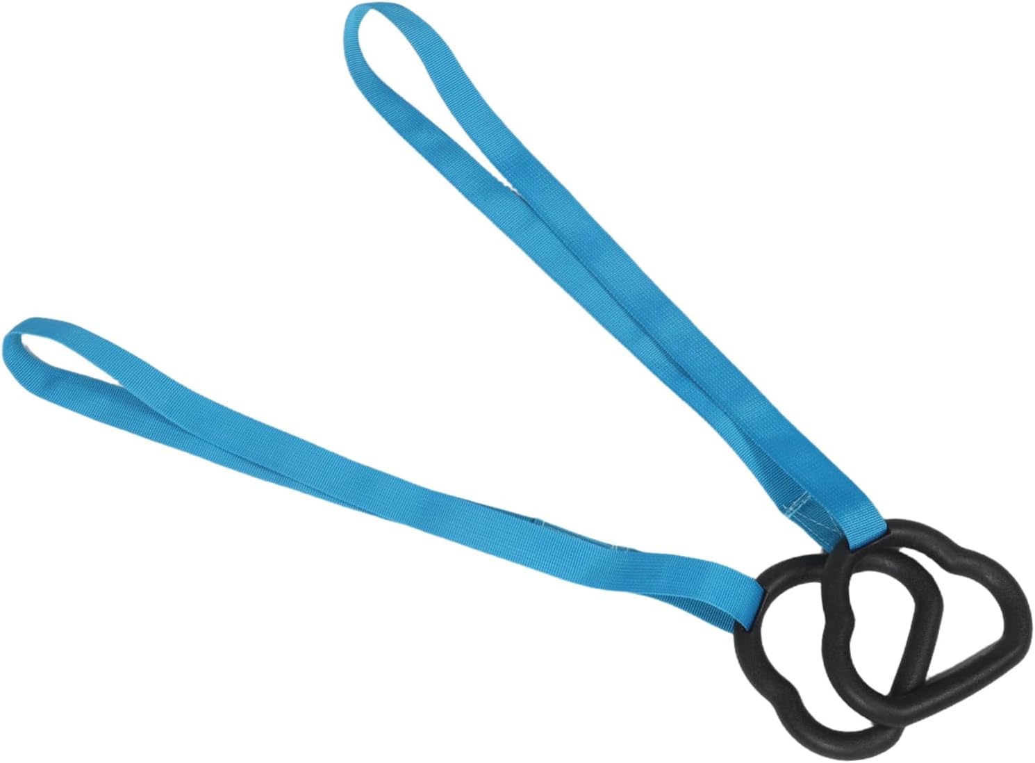 GANAZONO 1Pair Gymnastic Rings Sturdy Material Indoor Fitness Equipment with Straps for Home Strength Training Supports All Ages and Fitness Levels