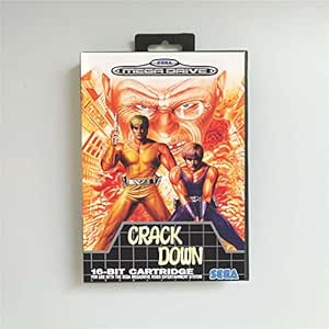 Jeu MEGADRIVE – CRACK DOWN – Version PAL, SEGA, 1991, Bon état, Japon