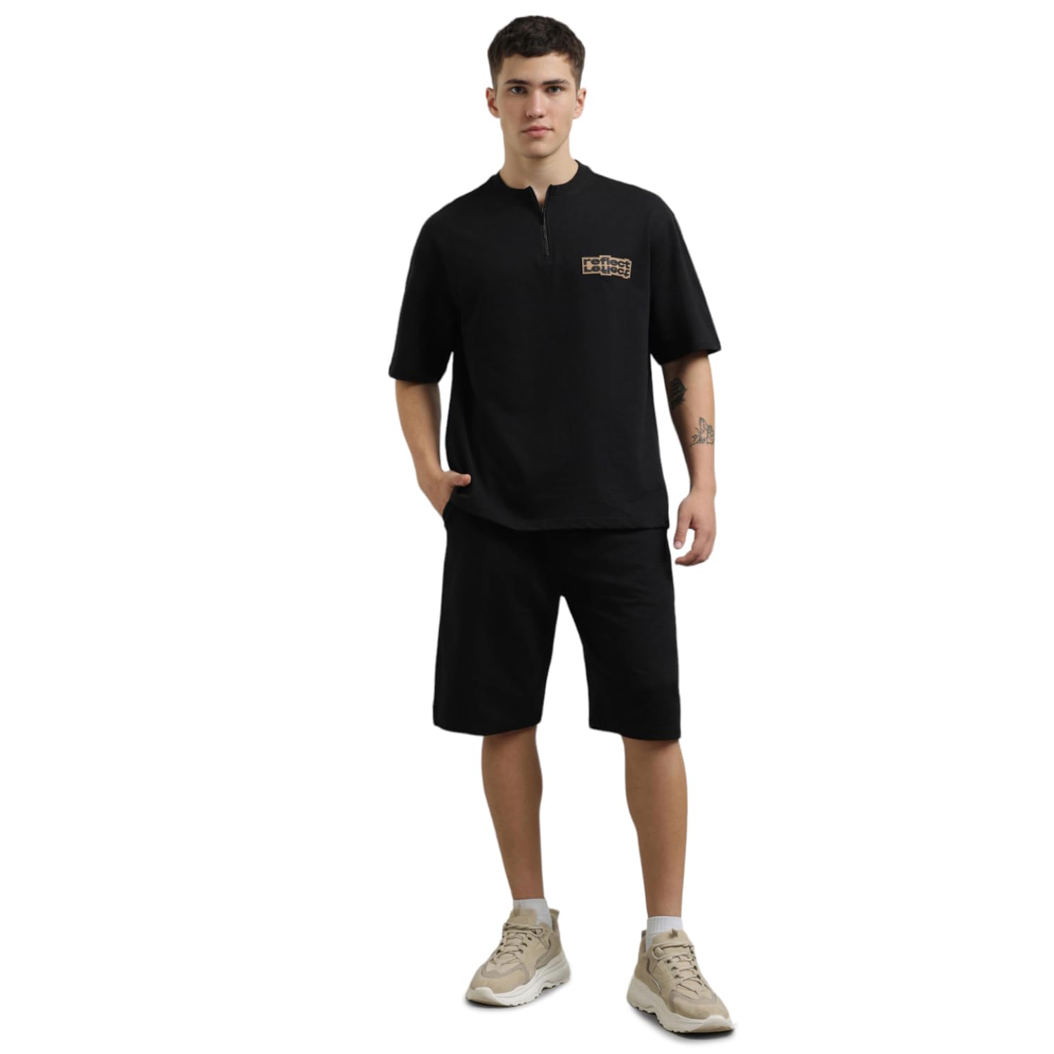 Oversized Casual Round Neck Co-ord Set for Men Printed Casual Sleepwear & Loungewear Set & Night Suits Set for Men’s-image-44