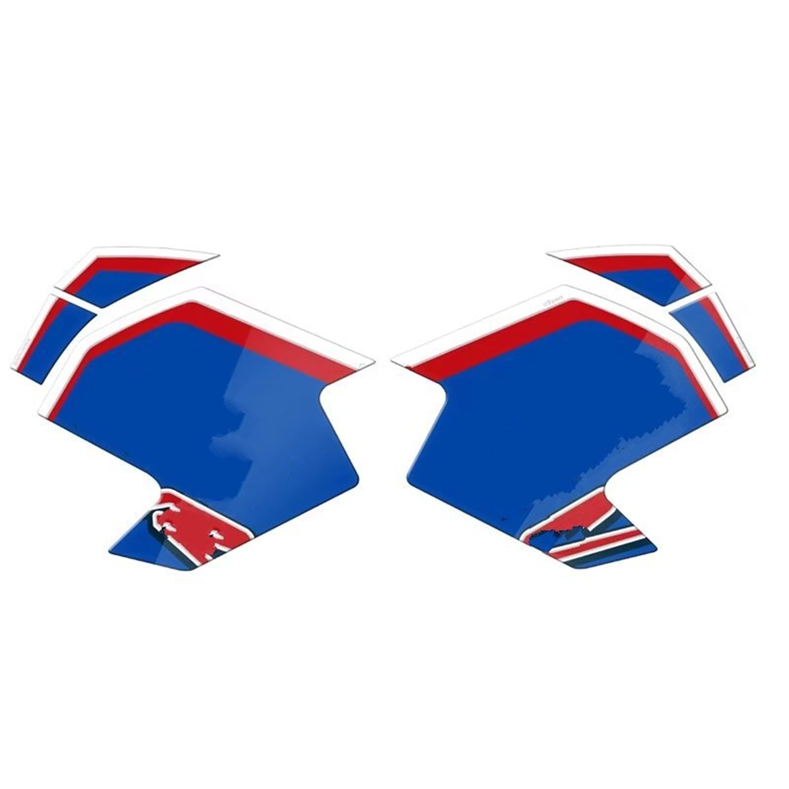 Accessori Moto Paraserbatoio Reale Gas Carburante Adesivo Decalcomania Protezione Emblema Per B&MW G310 R G310R 1 Set(Model 4)