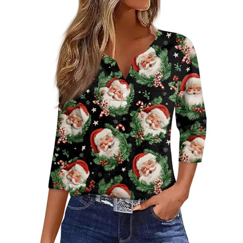 Weihnachtspullover Damen mit Licht Christmas Sweater Weihnachten...