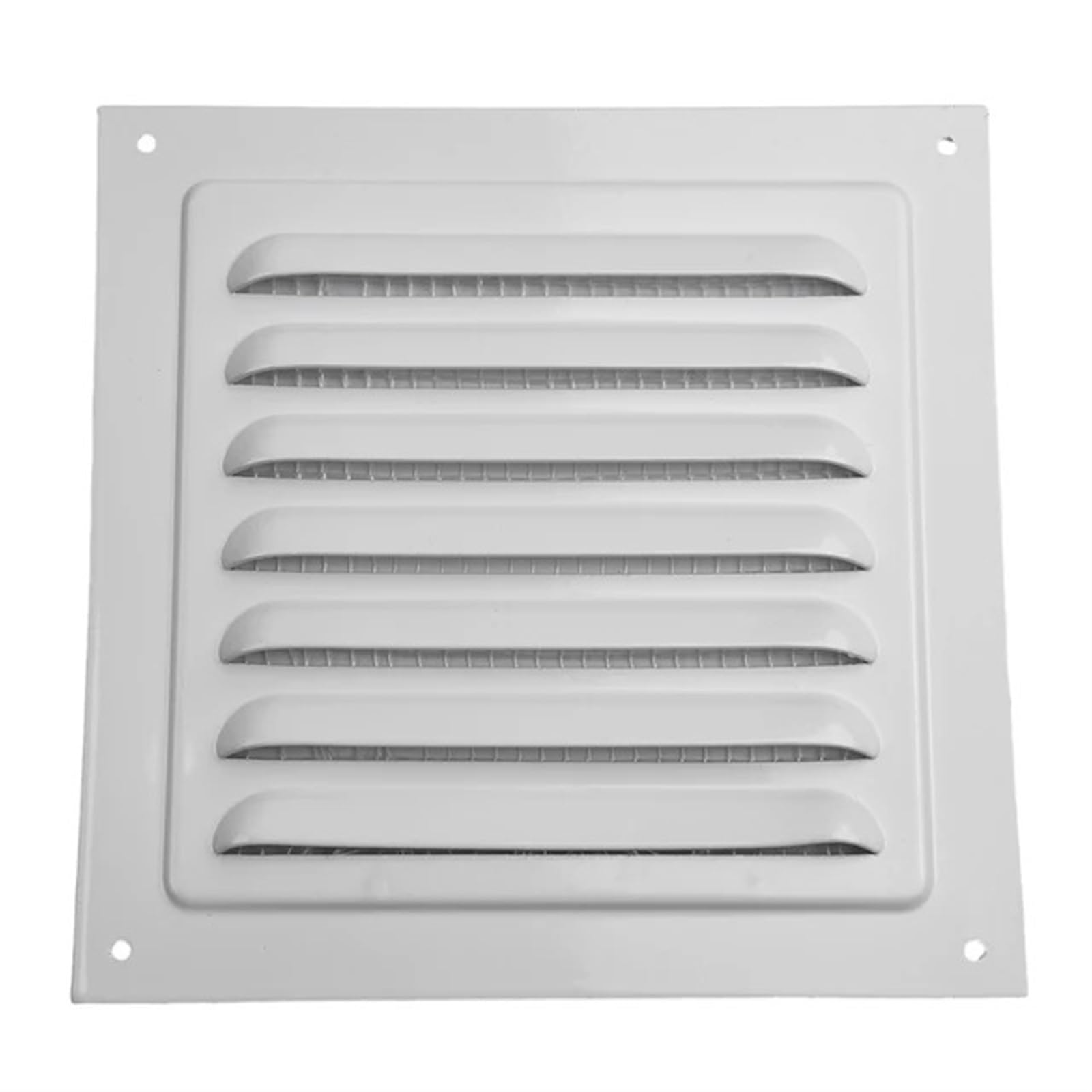 Fdbtyjn 150X150mm Vent Cover Vent Cover 150/200/250/300Mm Aluminum Louver Vent Grille Cover Square Vent Screen Cover Ventilation Grille Vents For Home Office(150X150mm)