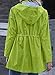 Kikibell Green Jacket Waterproof Rain Jackets Lightweight Waterproof Rain Jacket Long Raincoat for Women Windbreaker