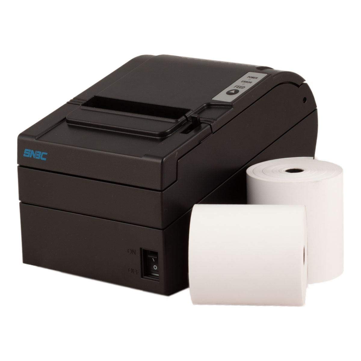80mm x 80mm x 12.7mm Thermal Paper Till Rolls Suitable for EPOS Epson, Star, Samsung, Bixolon POS (10)