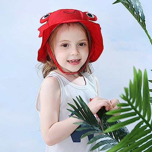 Baby Sun Hat Toddler Bucket Hats with Adjustable Chin Strap UPF 50+ Sun Protection Baby Bucket Hat Wide Brim Beach Hats4