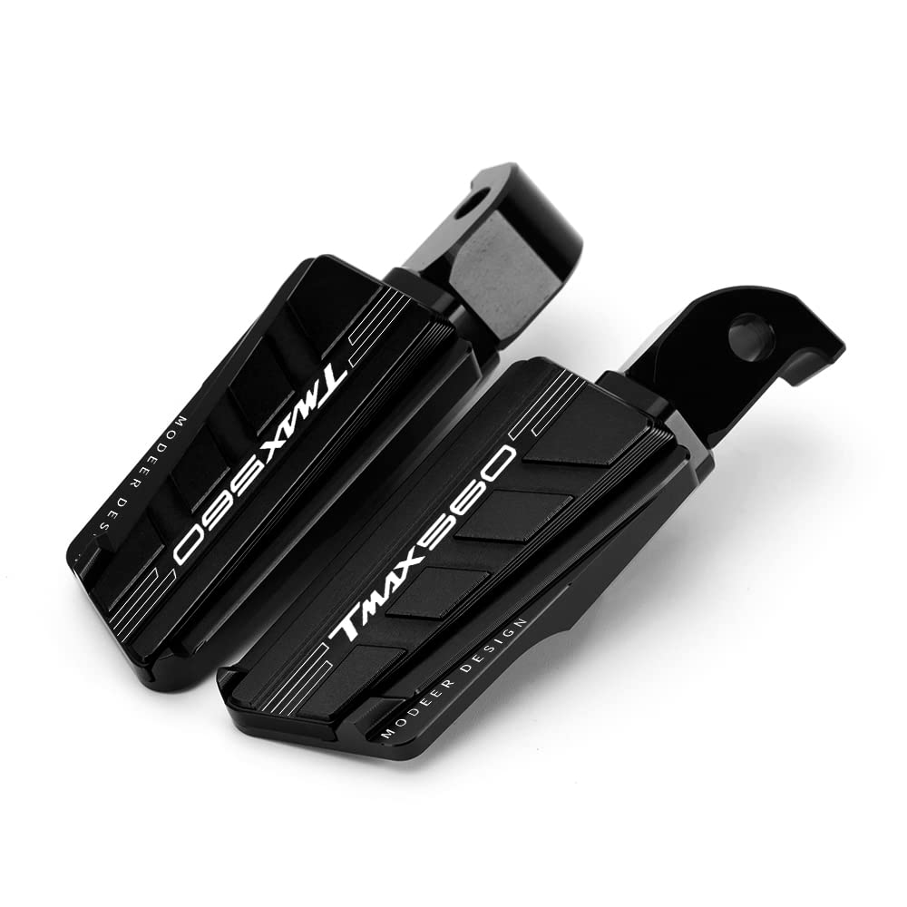 Modeer Para Tmax 560 Tmax560 Tech Max todos los años motocicleta reposapiés trasero pasajero reposapiés tmax 560 techmax techmaxtmax560 accesorios (negro)