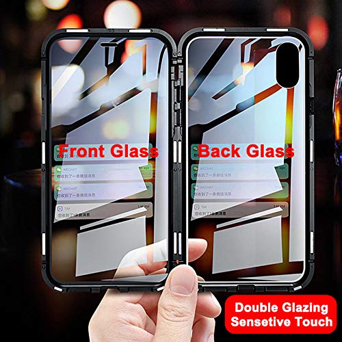 Coque en métal iPhone 8 Plus vert premium antichoc double face