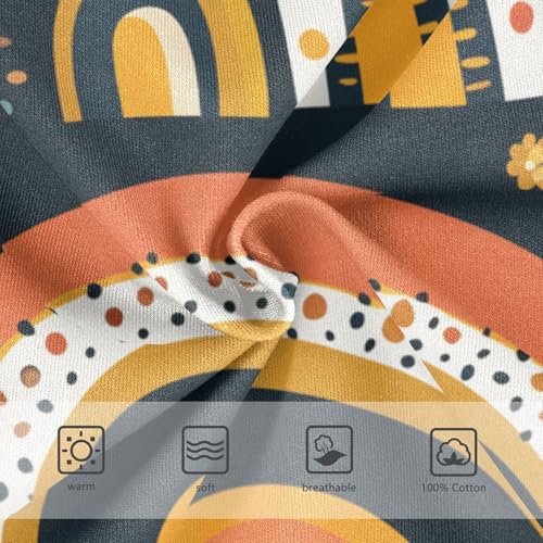 KLL Rainbow Boho Style Baby Boys Cotton Briefs Underwear Cute Children Undies3