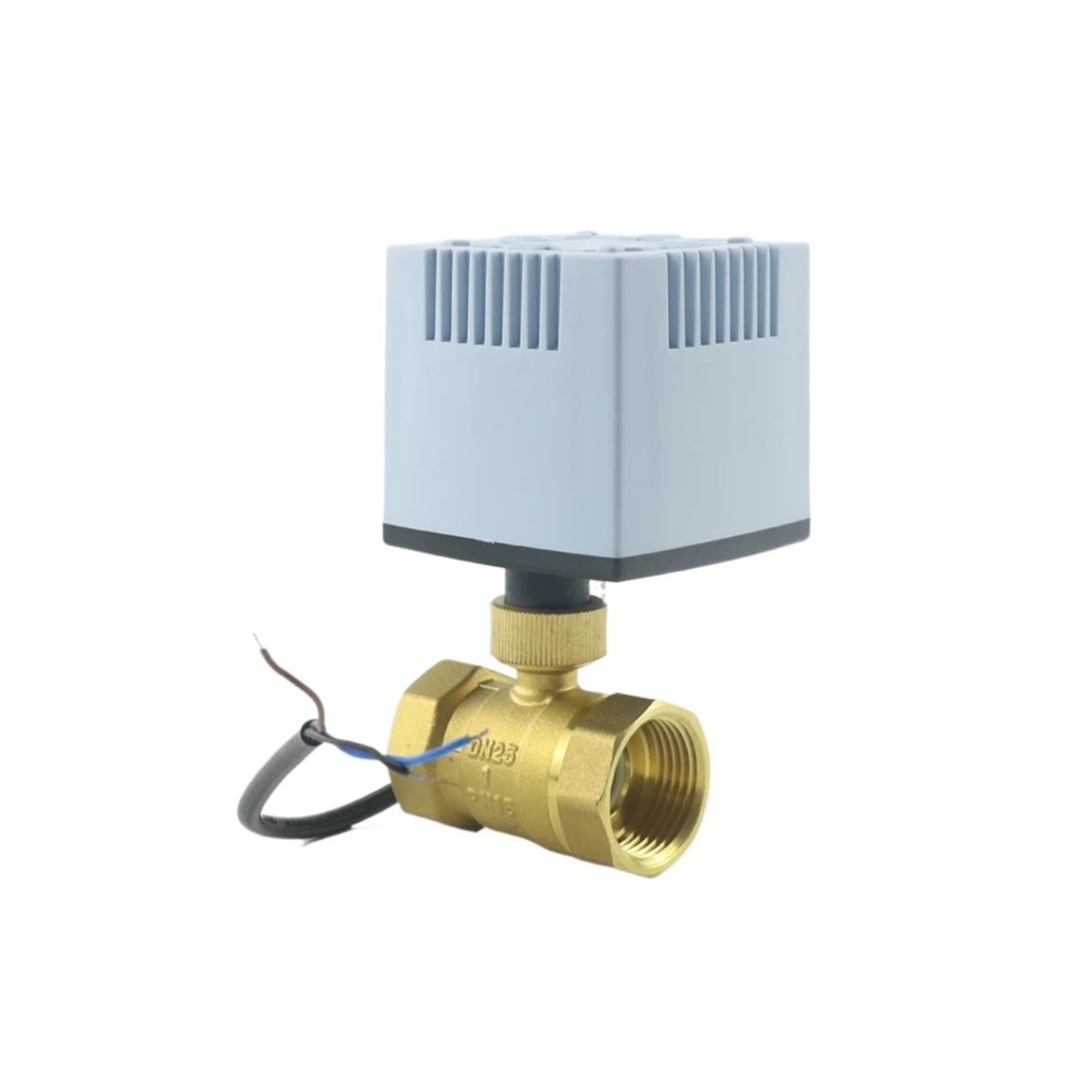 Valvola a Sfera a 2 Vie Valvola a Sfera motorizzata elettrica in Ottone IP67 Impermeabile da 1/2" 3/4" 1" 1-1/4" 220VAC DC12V 3 Fili 2 Controlli 2 Vie DN15/DN20/DN25/DN40(1-1/4",DC12V-24V)