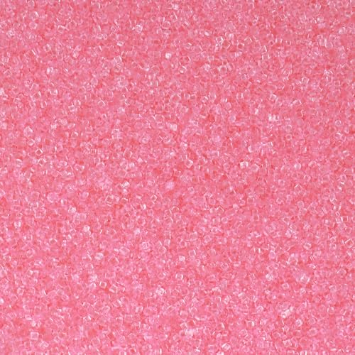 Image of Pink Sprinkles, Light Pink Sanding Sugar Crystals, 4.6 oz Edible Sparkling Sugar for Baking Topping, Cupcakes, Cookies, Ice Cream & Cake Decorating, Wedding Shower Party Christmas Valentines Supplies