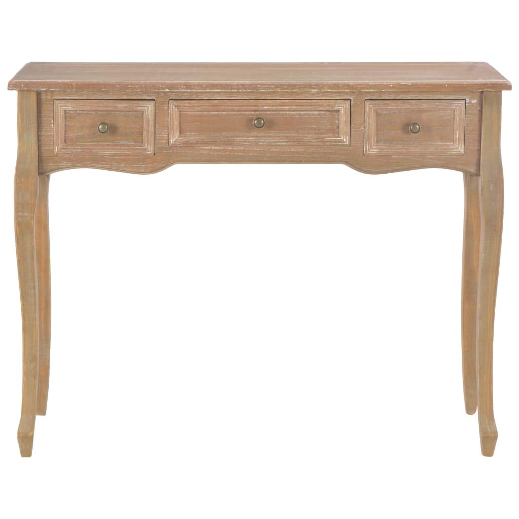 Lechnical Dressing Console Table with 3 Drawers Brown,Dressing Console Table,Consolle Ingresso,Console Ingresso(SPU:280047)