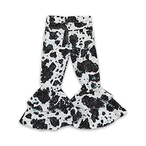 Kids Two Layer Ruffle Jeans2