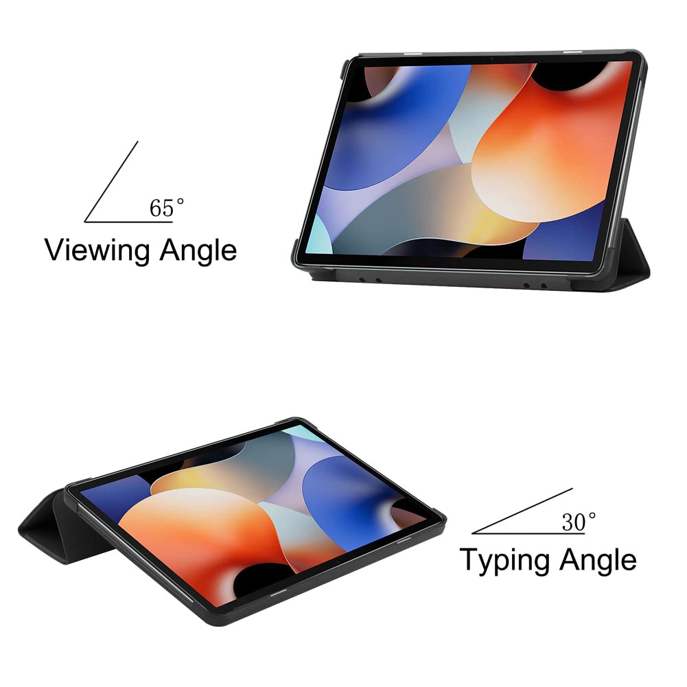 Kepuch Hülle Für Blackview Oscal Pad 10, Tab 7/Pro – PU-Leder Case Mit Magnetverschluss, Blau