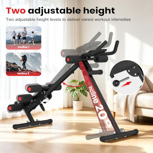 Image of RELIFE REBUILD YOUR LIFE AB Workout Machine Adjustable Ab Trainer Machine