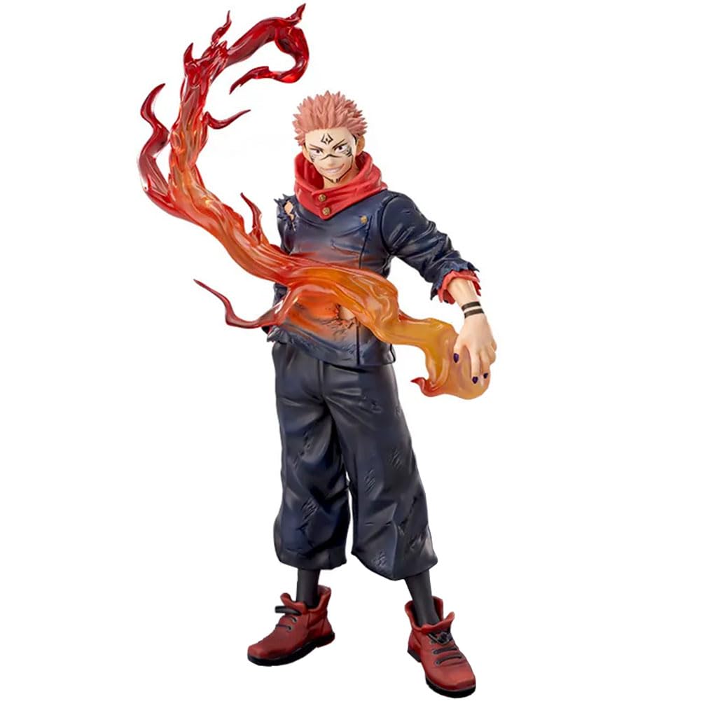 JJK Ryomen Sukuna Figurine Anime PVC Statue, 21 cm Ryomen Sukuna Combat Figurine Collection Modèle Décoration de Bureau Ornements Cadeau