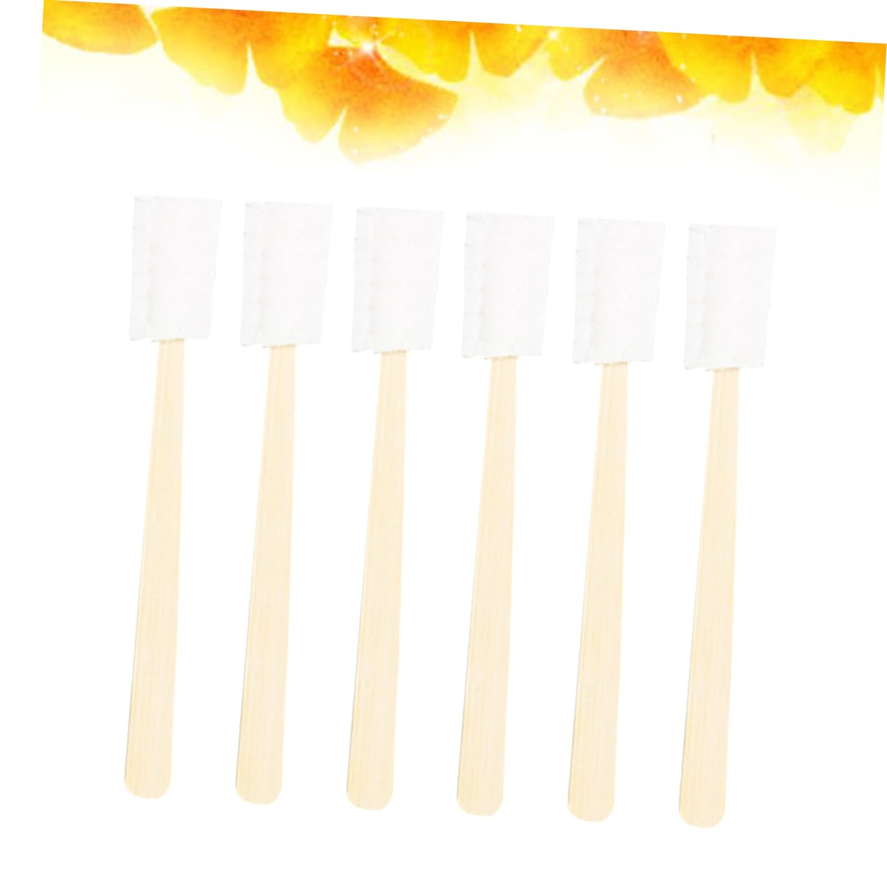 FRCOLOR 60 pz spazzolino portatile spazzolino ergonomico dopo il parto vuoto spazzolino da denti viaggio spazzolino born spazzolino da denti maternità garza prigionia donna incinta bambù bianco
