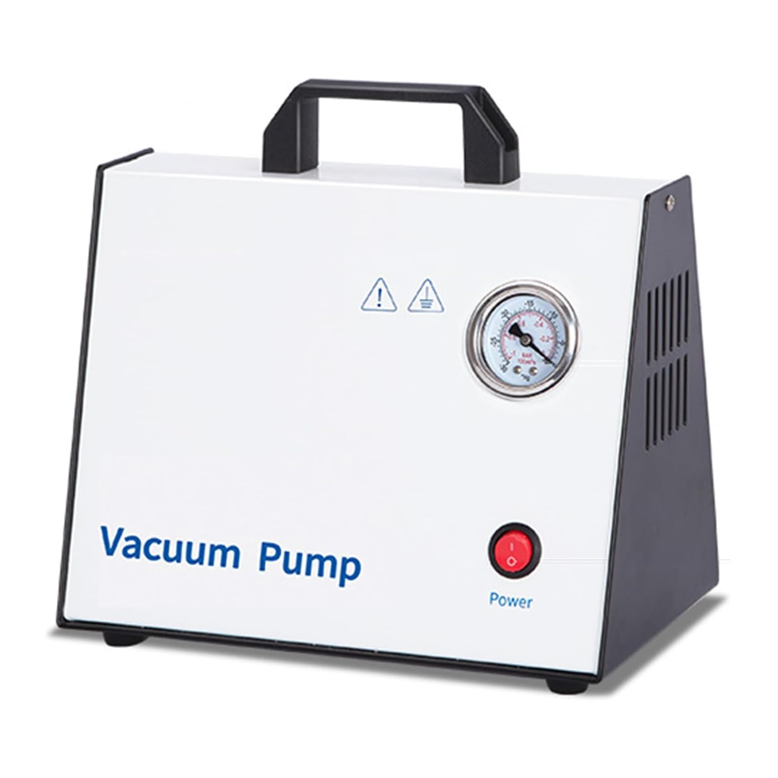 Bomba de vacío portátil, caudal de 15 l/min, diafragma sin aceite, vacío máximo 0.092 MPa, presión positiva y negativa para taller de ciencias médicas