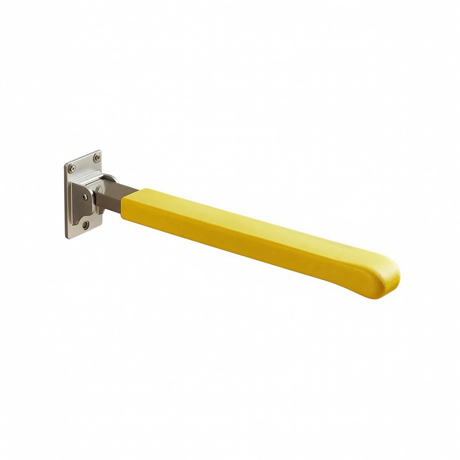 Baoblaze Barre D'appui Toilte Pliante Murale Résistant à l'oxydation Barre D'appui Murale En Acier Inoxydable Antidérapant pr Structures Accessibles, Jaune, 62CM