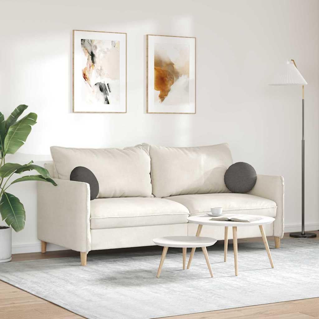 Cojín de asiento 2 piezas gris oscuro Ø30 x 13 cm de pana con cremallera, funda extraíble y relleno de poliéster ligero, versátil para comedor, oficina, salón, cómodo y duradero