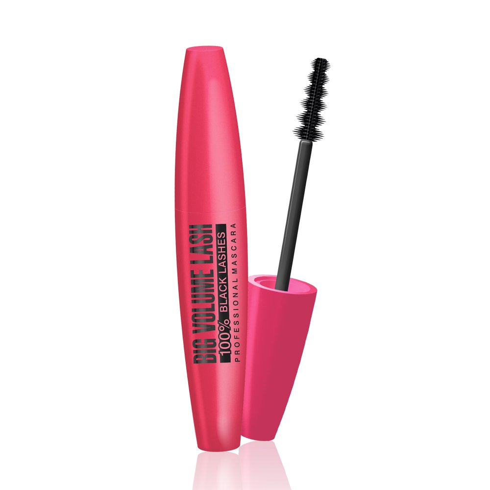 Eveline Big Volume Lash 100% Black Lashes Professional Mascara