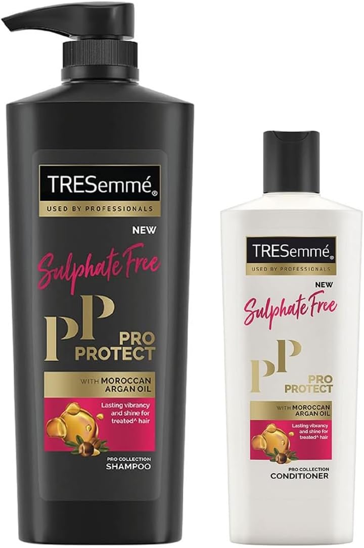 TRESemme Pro Protect Sulphate Free Shampoo, 580 ml & TRESemme Pro Protect Sulphate Free Conditioner, 190 ml