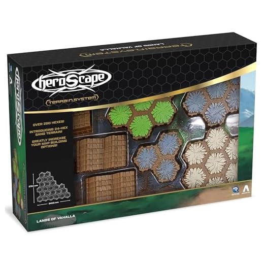 Renegade Game Studios Heroscape: Lands of Valhalla Terrain Expansion, Gioco di Miniature Strategico, 2 Giocatori, Età 14+