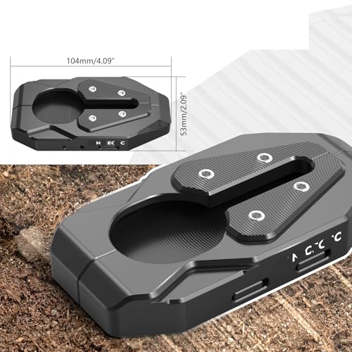Béquille côté pied agrandir pad pour R1250GS 2019-2023 et R1200GS plaque extension