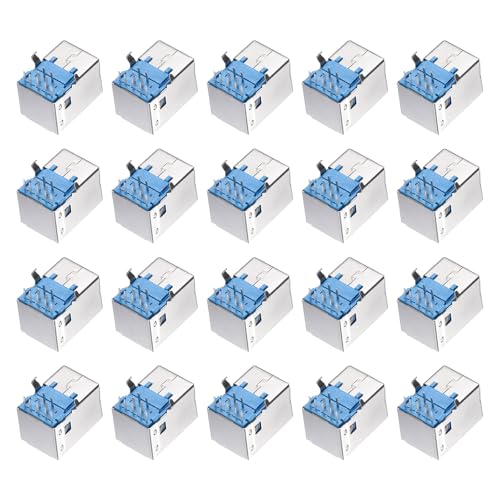 Conectores USB 3.0 tipo B de 9 pines y 90 grados para reparar proyectos de electrónica 1