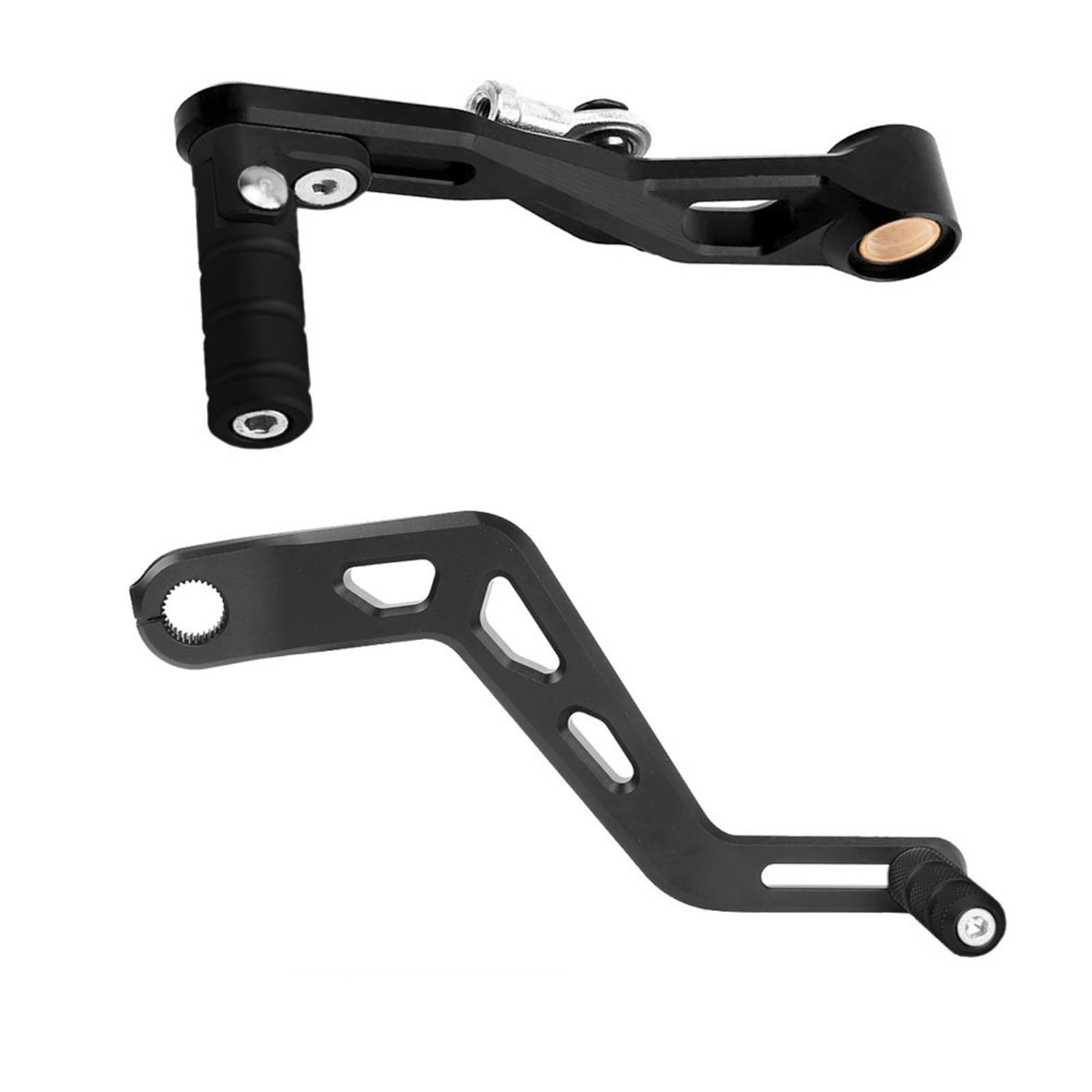 EMYMPUKSCK Motorcycle Adjustable Folding Gear Shift Shifter Lever Rear Foot Brake Pedal Lever for CRF1000L Africa Twin 2015-2018-ON