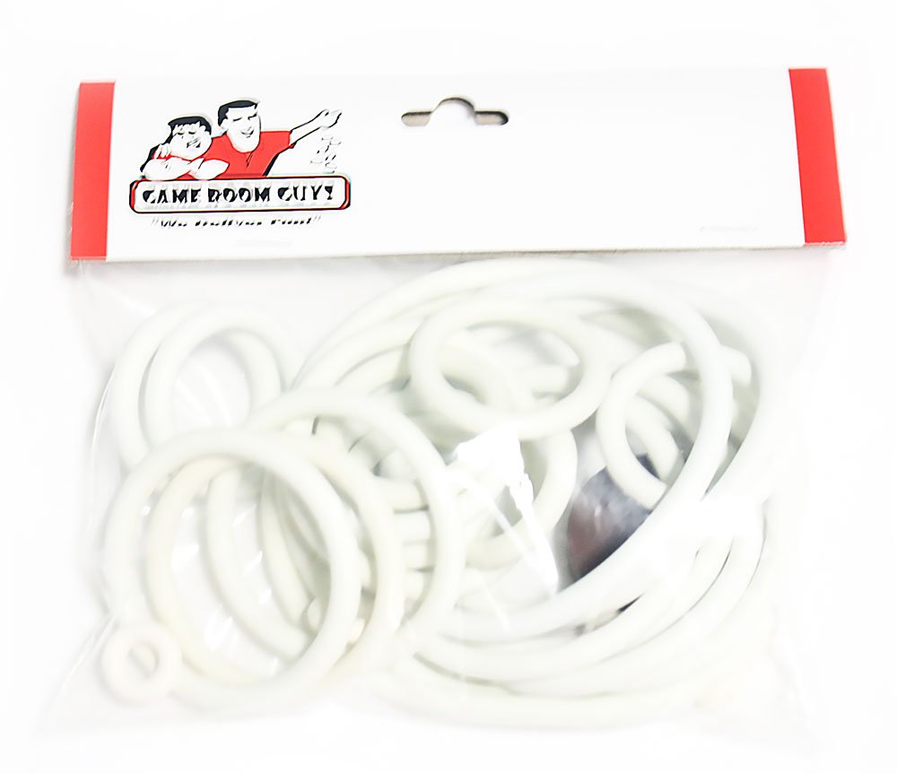 Game Room Guys 1962 Gottlieb Olympics Pinball White Rubber Ring Kit