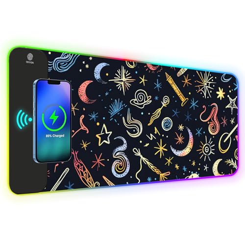 Tapis de souris de jeu RVB grand modèle pour embellir votre décoration de bureau