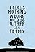 Laminated Bob Ross Nothing Wrong with Having A Tree As A Friend (Blue) Famous Motivational Inspirational Quote Poster Dry Erase Sign 12x18
