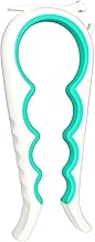 Otstar Jar Opener Bottle Opener and Ring Pull Can Opener for Weak Hands Arthritis Hands, Elderly(White and Cyan)
