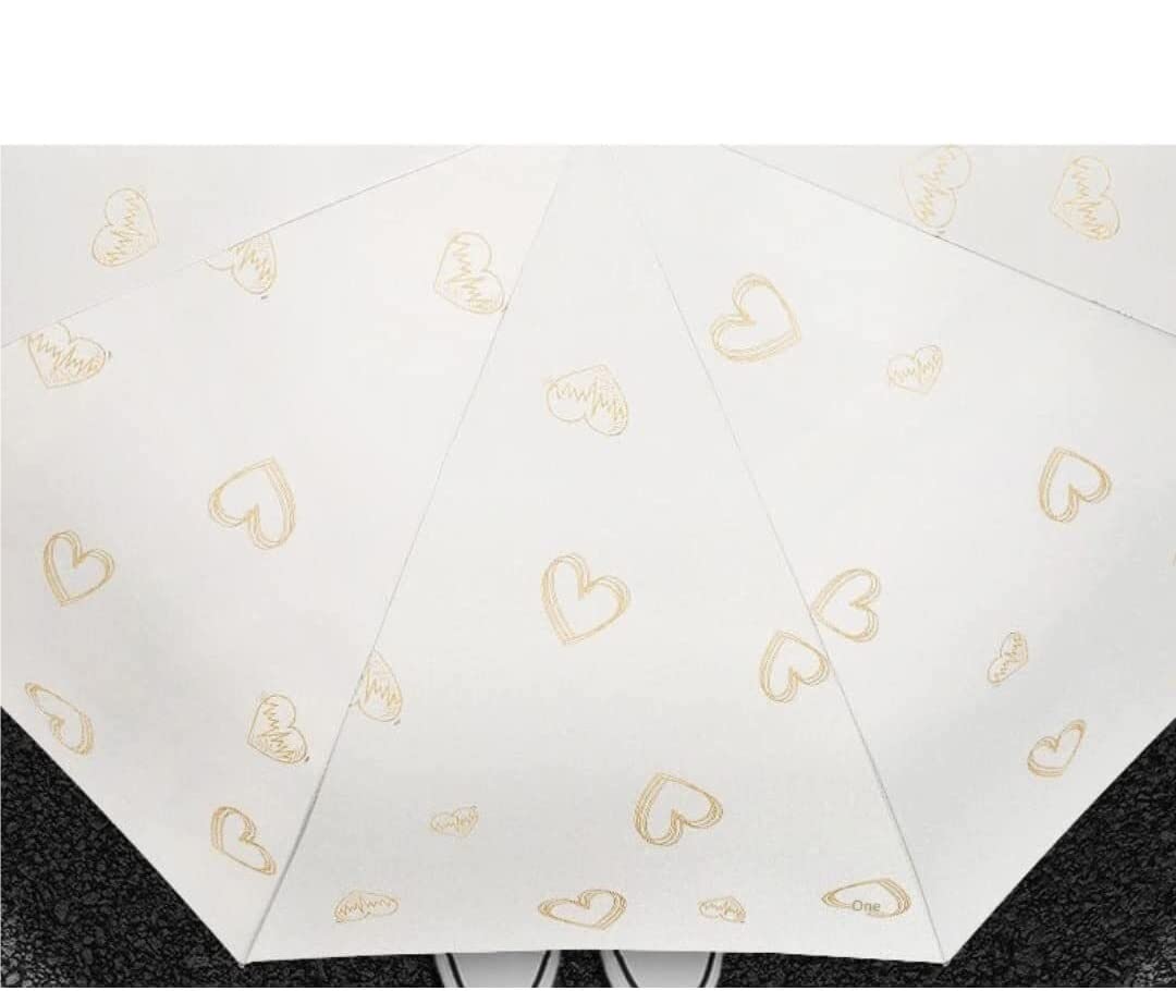 XYNSNDB Habrur Parasol Parasole W pełni automatyczny parasol przeciwdeszczowy Damski i męski parasol przeciwsłoneczny Ochrona przed słońcem Ochrona UV Składana parasolka przeciwsłoneczna Parasol