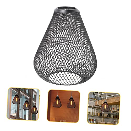 Housoutil SA919K3006KND8Y22UPU 3Pcs Wrought Iron Lampshade Light Bulb Cage Guard Metal Mesh Lamp Shade Pendant Lamp Cage Pendant Lamp Shade Floor Lamp Shade Replacement Antique Lamp Holder Hollow Out Accessories thumb #2