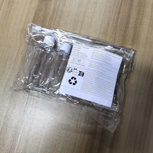 4pcs Travel Bottles,80ml Refillable Clear Empty Plastic Travel Size Containers Bottles with Screw Lids for Toiletries,Soap,Shampoo and Conditioner - Image 3