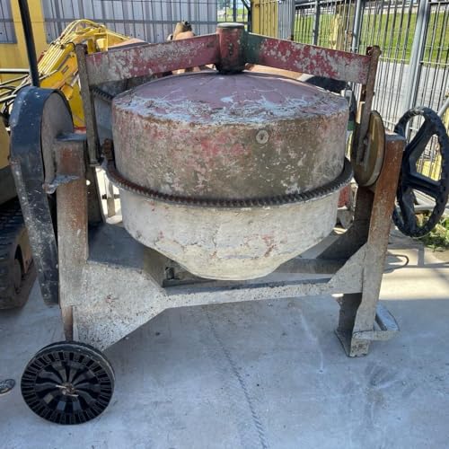 Rodas Pneus para Betoneira 400l e 250l Maciça Eixo Universal 23mm/46mm Compativel todas Marcas 2 peç