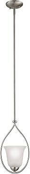 Elk Home Conway 8-inch Wide 1-Light Mini Pendant in Brushed Nickel