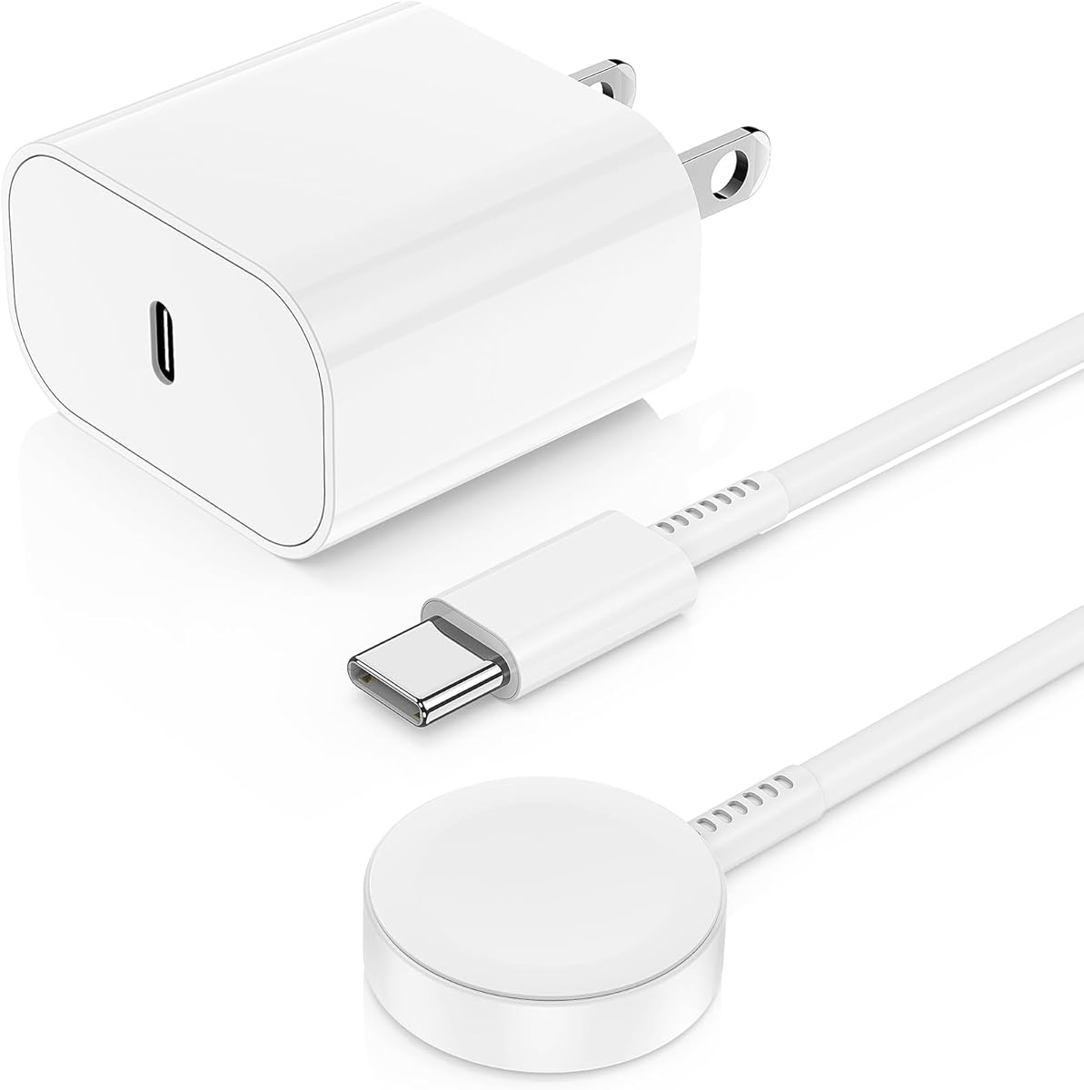 for Apple Watch Charger, [MFi Certified] Magnetic iWatch Charger to USB C Fast Charging Cable Cord 6ft and iPhone Type C Wall Adapter Block Plug for iWatch Series 10/9/Ultra/8/7/SE/SE2/6/5/4/3/2/1