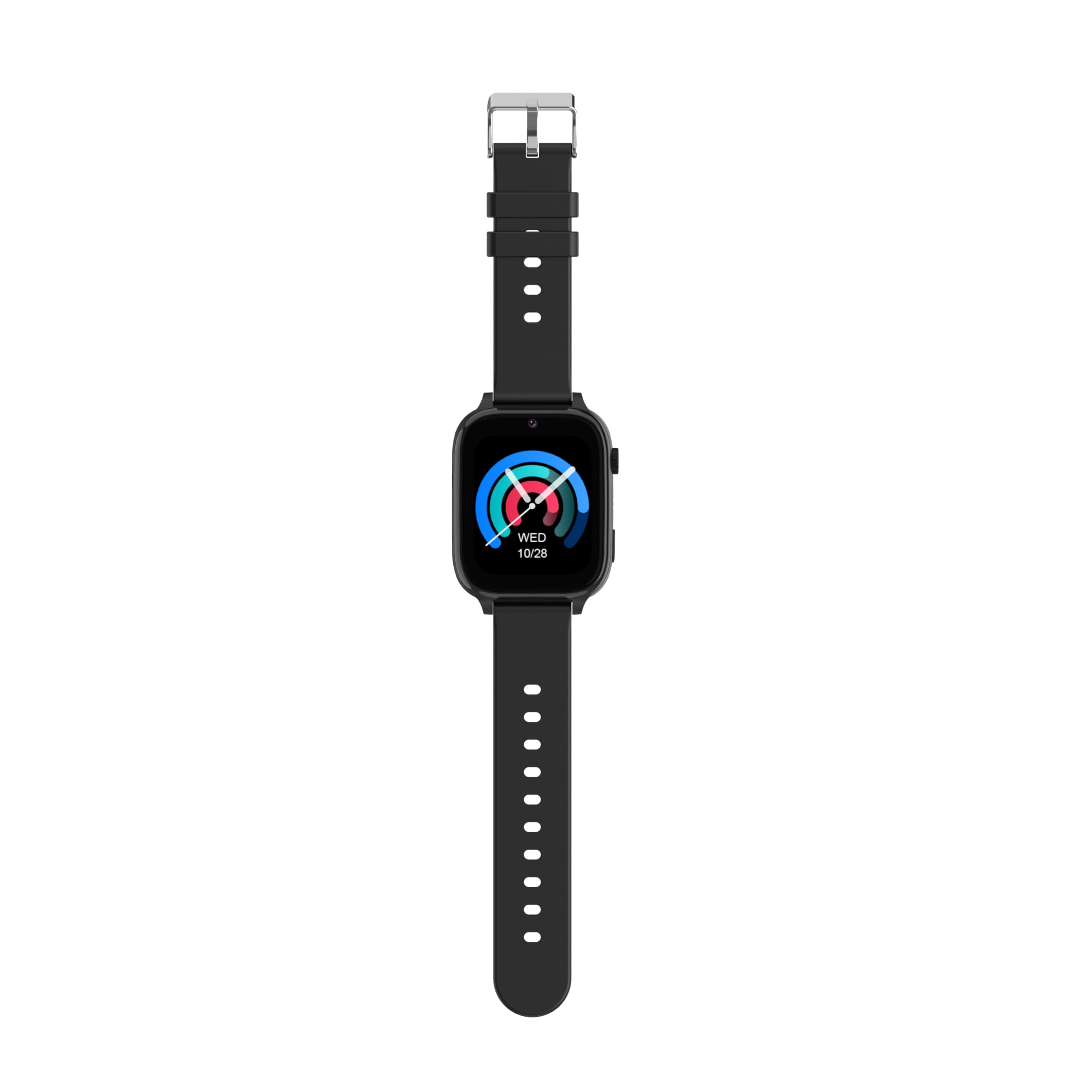 Montre Connectée Enfant, Montre GPS Enfant avec SOS Noir