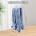3Pcs Mop Head Replacements,Cleaning Heavy Duty Mop Head Commercial Industrial Replacement,Wet Industrial Blue Cotton Looped End String Head Refills Head (Blue)