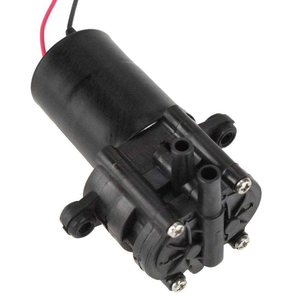 Bomba de Agua Autocebante 12V DC Mini Bomba de Engranajes de Plástico para Circulación de Agua y Suministro en Baños y Equipos