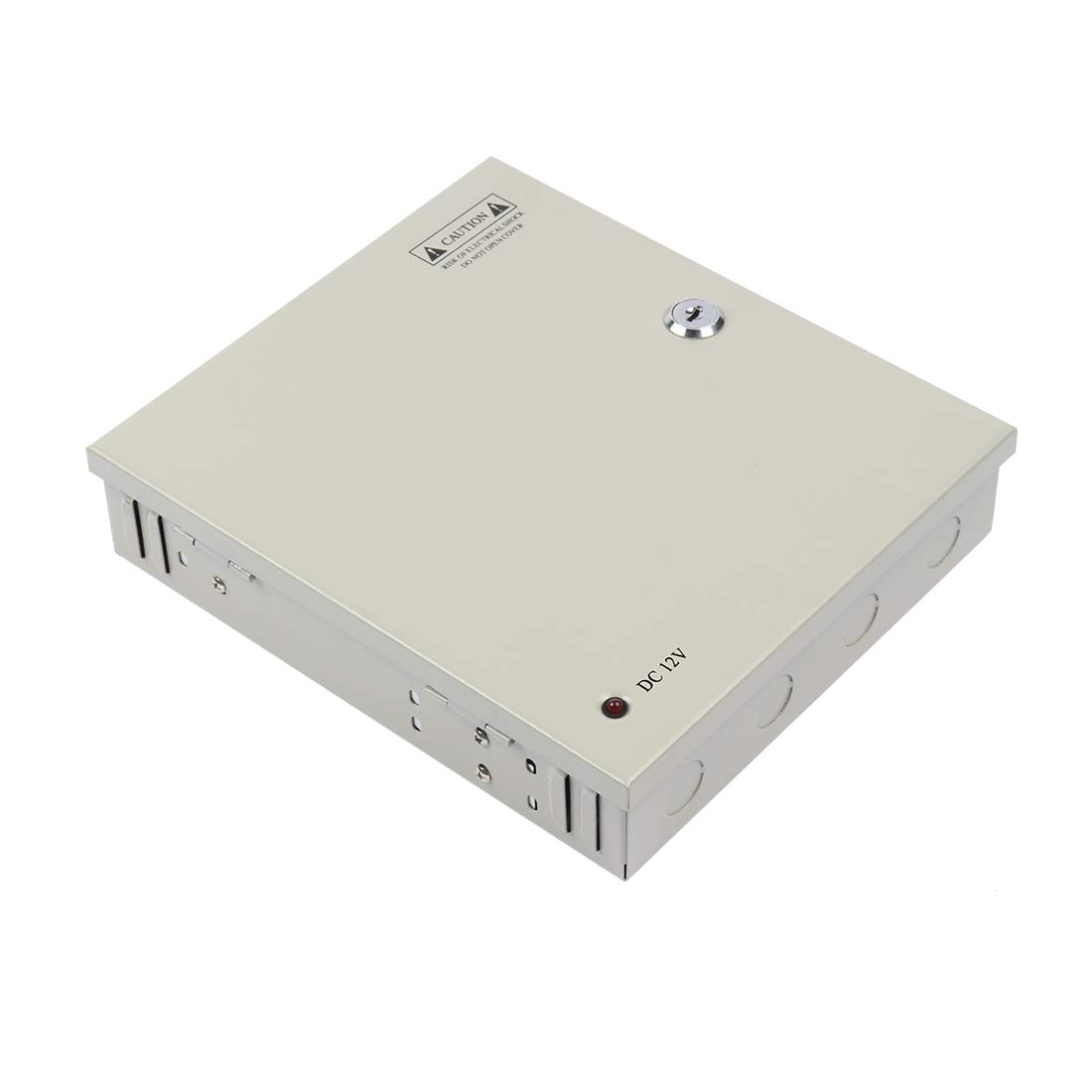 Aexit DC 12V 10A 120W 18-kanałowy port wyjściowy CCTV Rozproszony zasilacz Blokada klucza do kamery bezpieczeństwa(CC 12V 10A 120W 18 canaux Sortie CCTV Distribué Alimentation Bloc À Pour Caméra De Sé