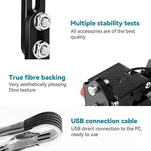 Image of Aikeec 64 Bit Usb Handbrake For Pc Windows Sim Racing Games G25 G27 G29 T500 Fanatecosw Dirt Rally With Handle Grip