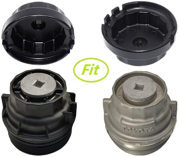 Oil Filter Tool, Oil Filter Wrench for Toyota,Lexus,RAV4,Camry,Tundra,Cruiser,Tacoma,Avalon,Highlander,Sienna,Scion,Prius,Corolla, Oil Drain