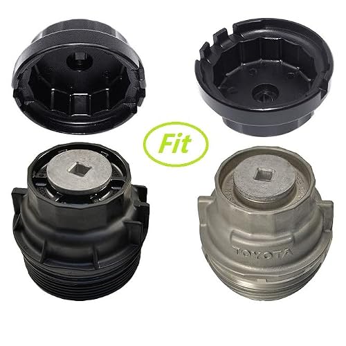 Shonee Oil Filter Tool, Oil Filter Wrench for Toyota,Lexus,RAV4,Camry,Tundra,Cruiser,Tacoma,Avalon,Highlander,Sienna,Scion,Prius,Corolla, Oil Drain