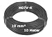 Produktbild H07V-K Verdrahtungsleitung 10mm² Schwarz - 10 Meter - feindrähtig Litze Kabel Leitung 10mm² 10mm2