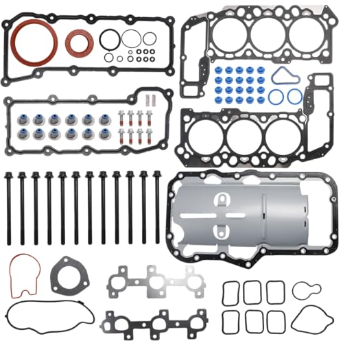 Image of Head Gasket Set with Bolts, for Dodge Dakota Durango Ram 1500 02-05 | for Jeep Grand Cherokee Liberty 2002-2005, 3.7L, #OE HS26229PT, ES71129-1